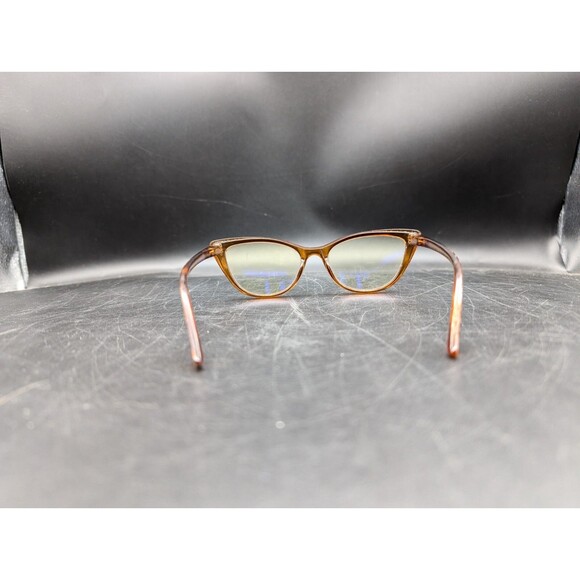 LUCKY BRAND Vintage Brown Cats Eye Optical Eyeglass Frame For Women RARE - Picture 4 of 7